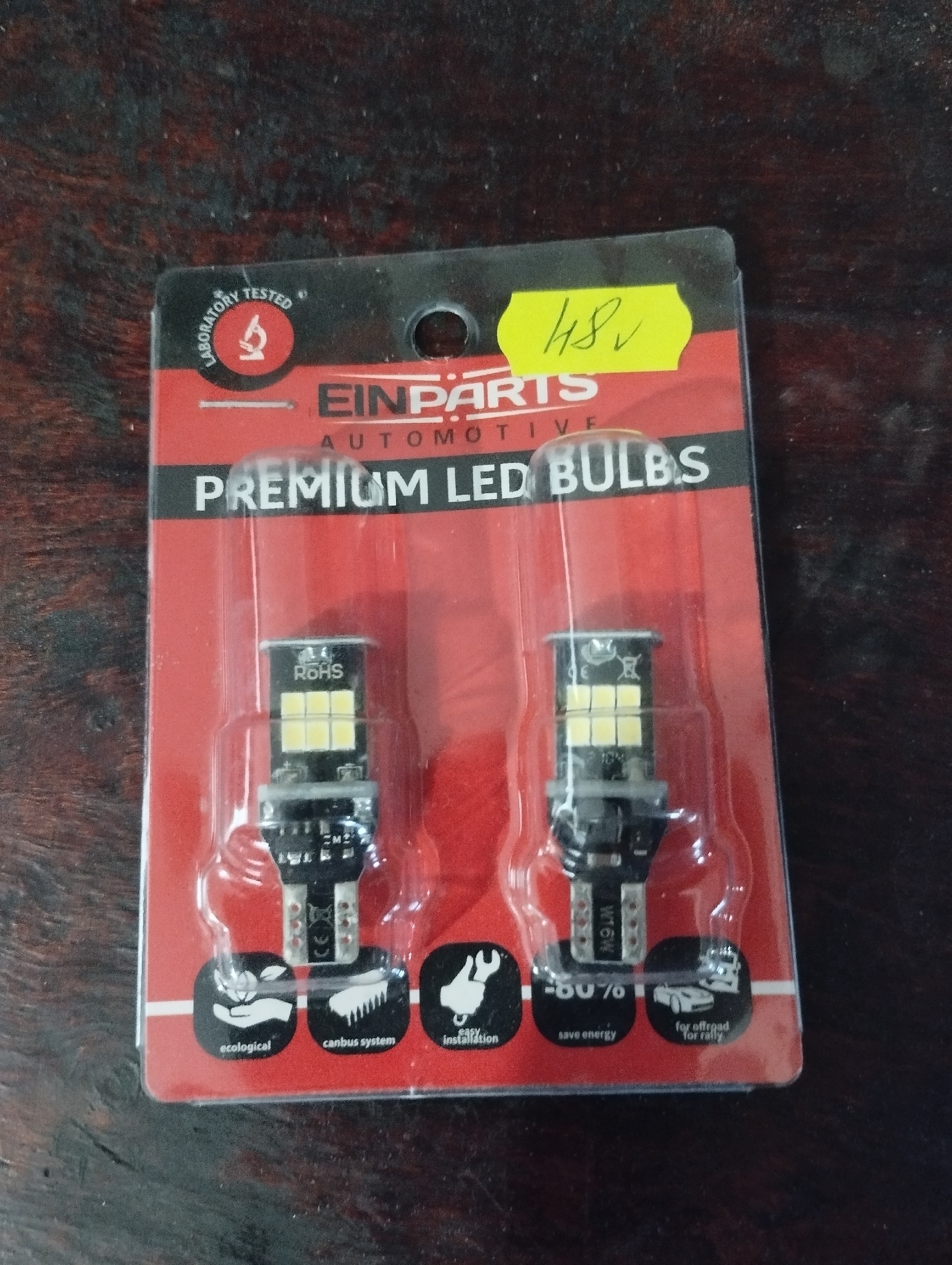 ЛАМПОЧКИ LED (СВІТЛОДІОД) AMIO W16W T15 15 ДІОД НОВЕ 