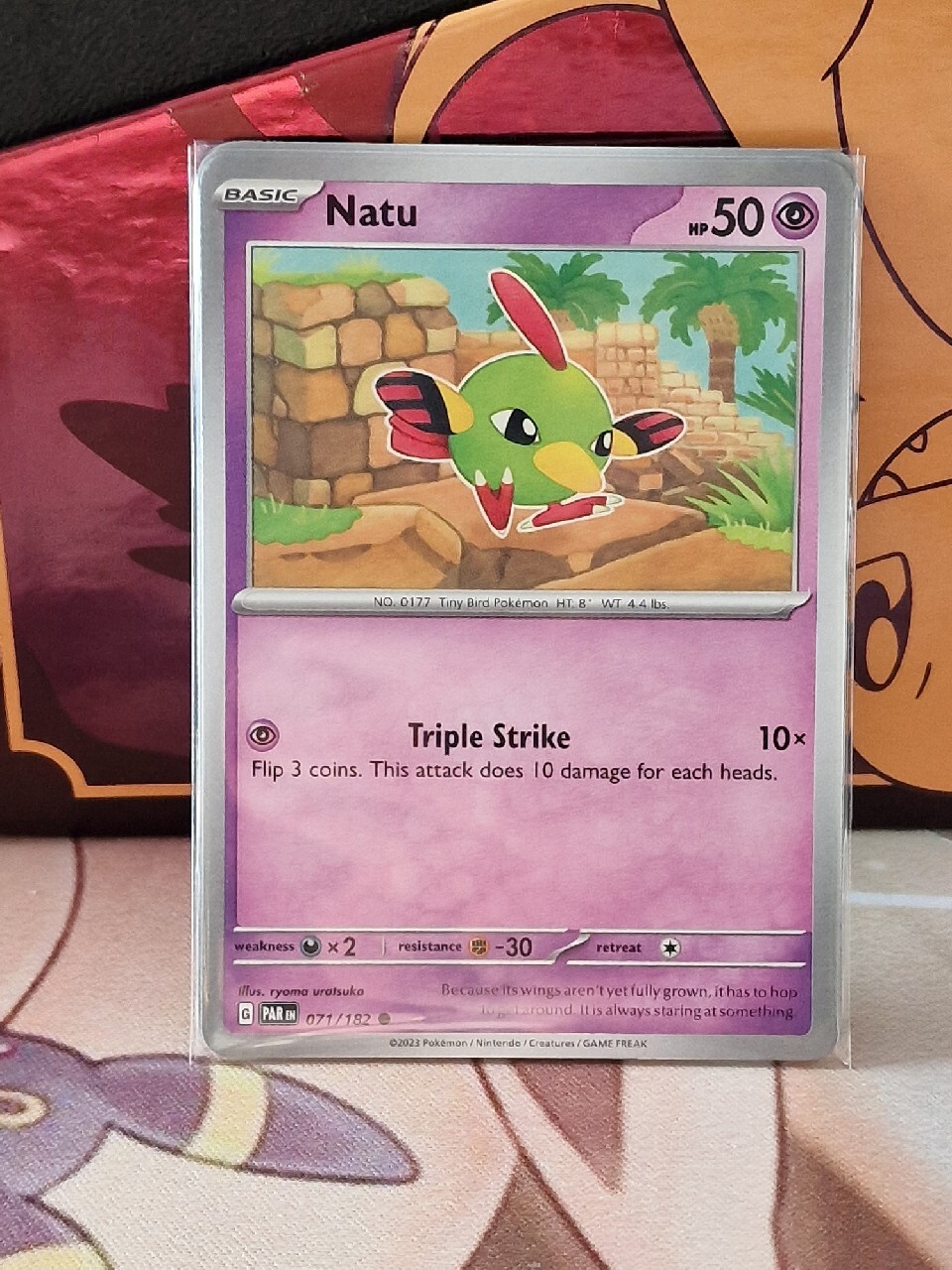 Karta Pokemon Paradox Rift Natu 071 PAR | Gdańsk | Kup teraz na Allegro ...
