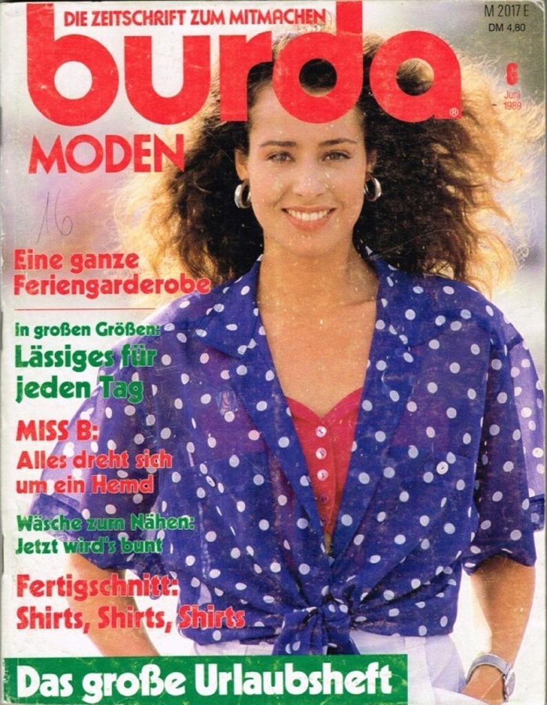 BURDA 6 / 1989 + wykroje | Konin | Kup teraz na Allegro Lokalnie