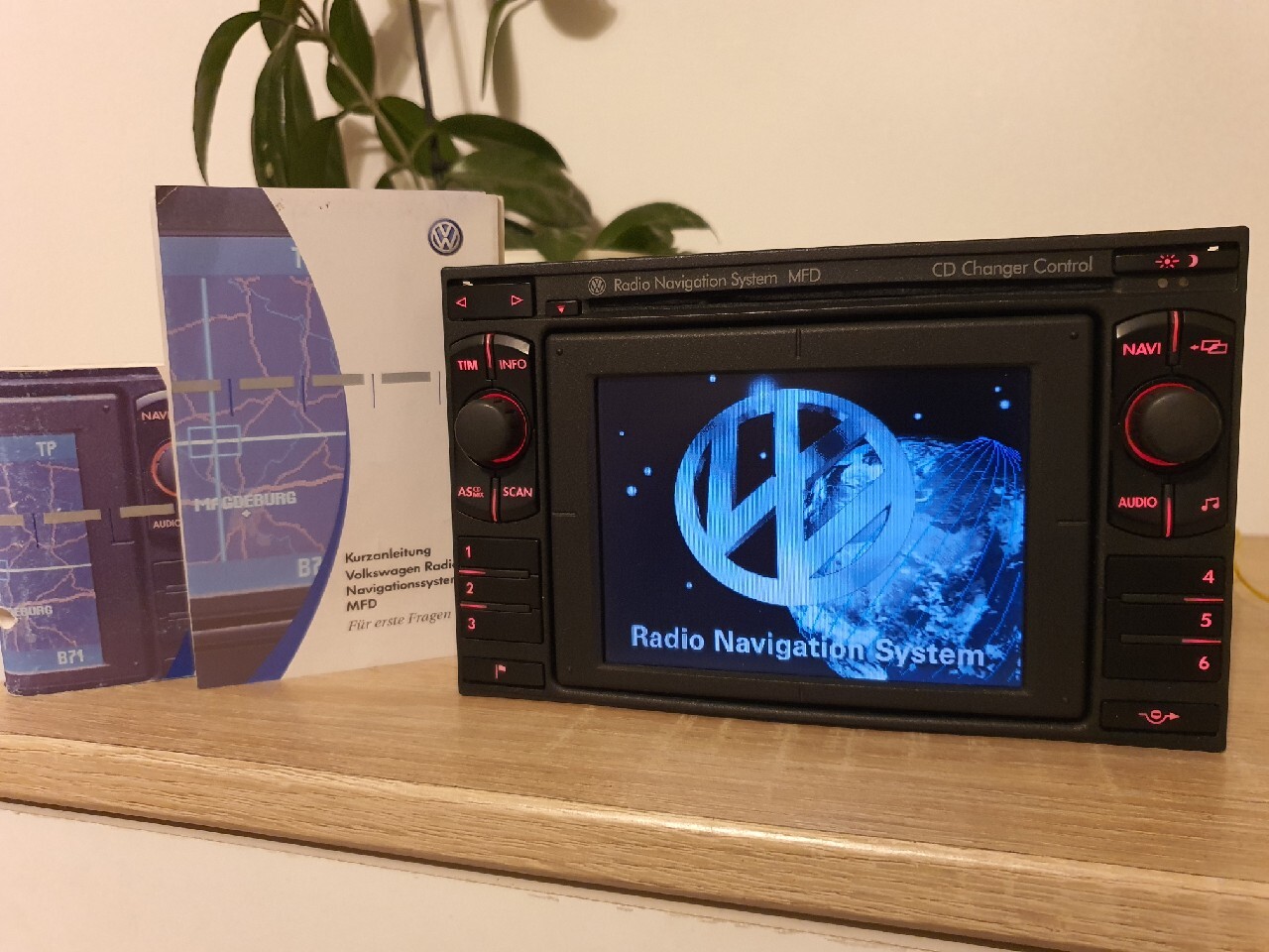 Radio navigation system MFD Volkswagen 2din +kod Parzymiechy Kup