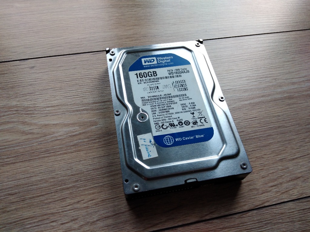 Dysk Twardy WD Caviar Blue 160GB PATA | Toruń | Kup teraz na Allegro ...