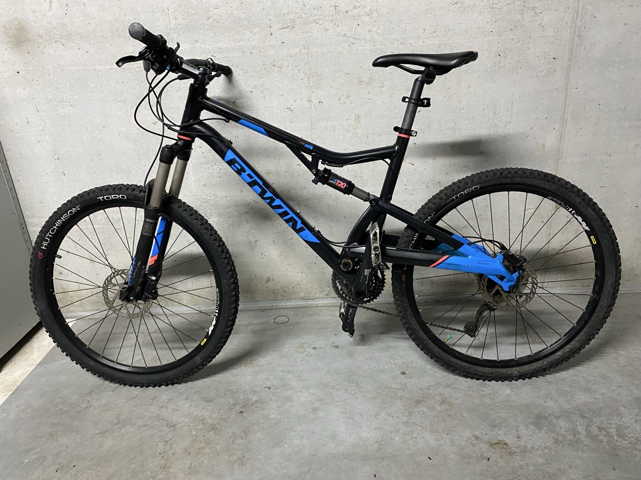 Rower Górski MTB FULL B’Twin Rockrider 560S Rockshox Rama L Koła 26 ...