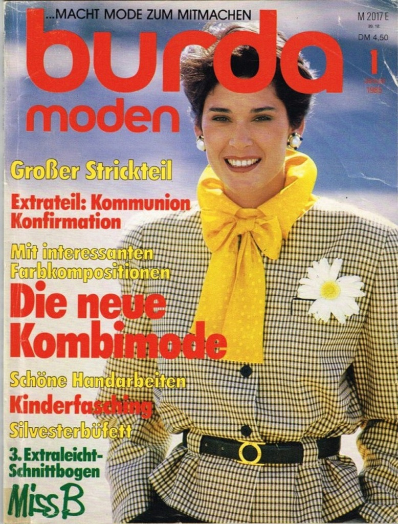 BURDA 1 / 1985 + wykroje | Konin | Kup teraz na Allegro Lokalnie