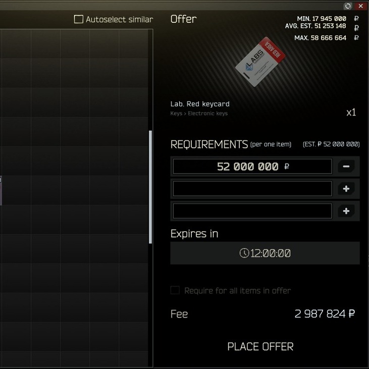 Escape from Tarkov red card the Labs keycard Zielona Góra Kup teraz