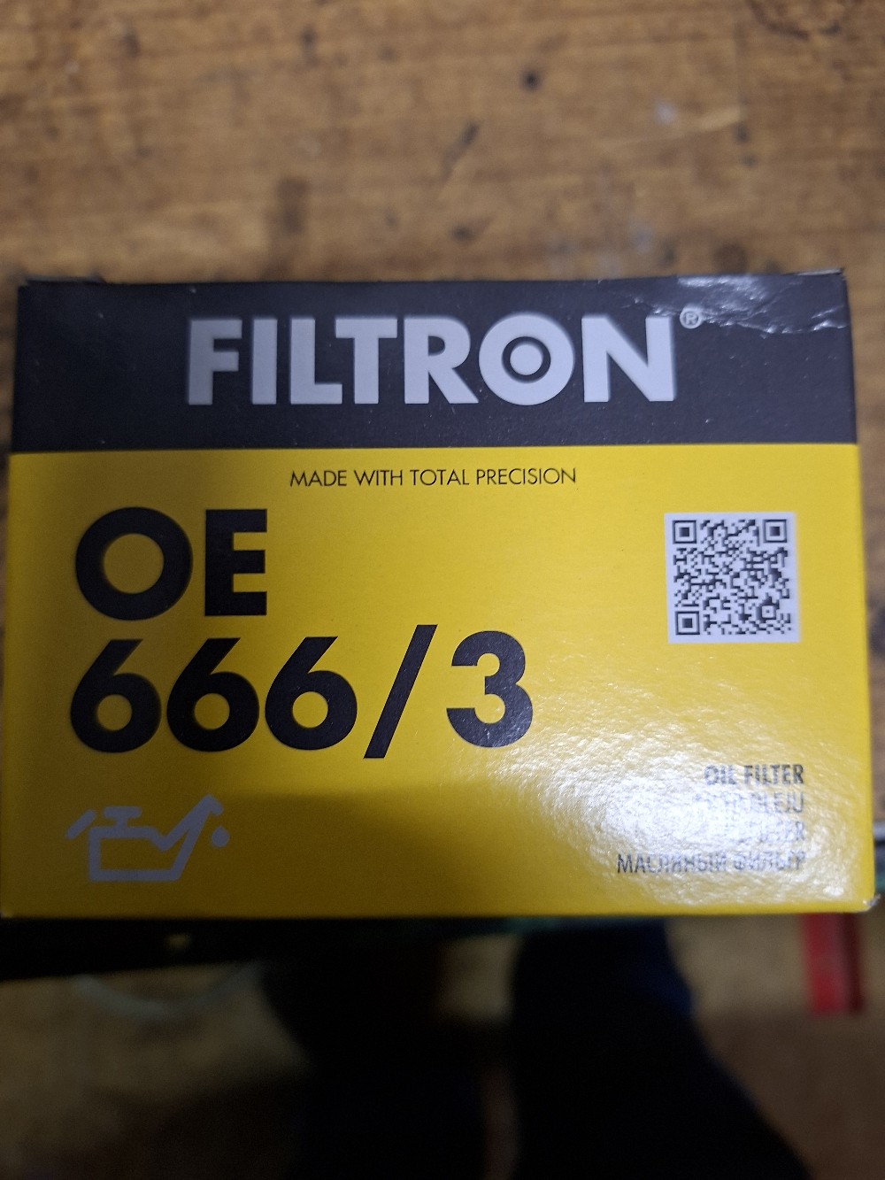 ФІЛЬТР OLEJU. 666/3 