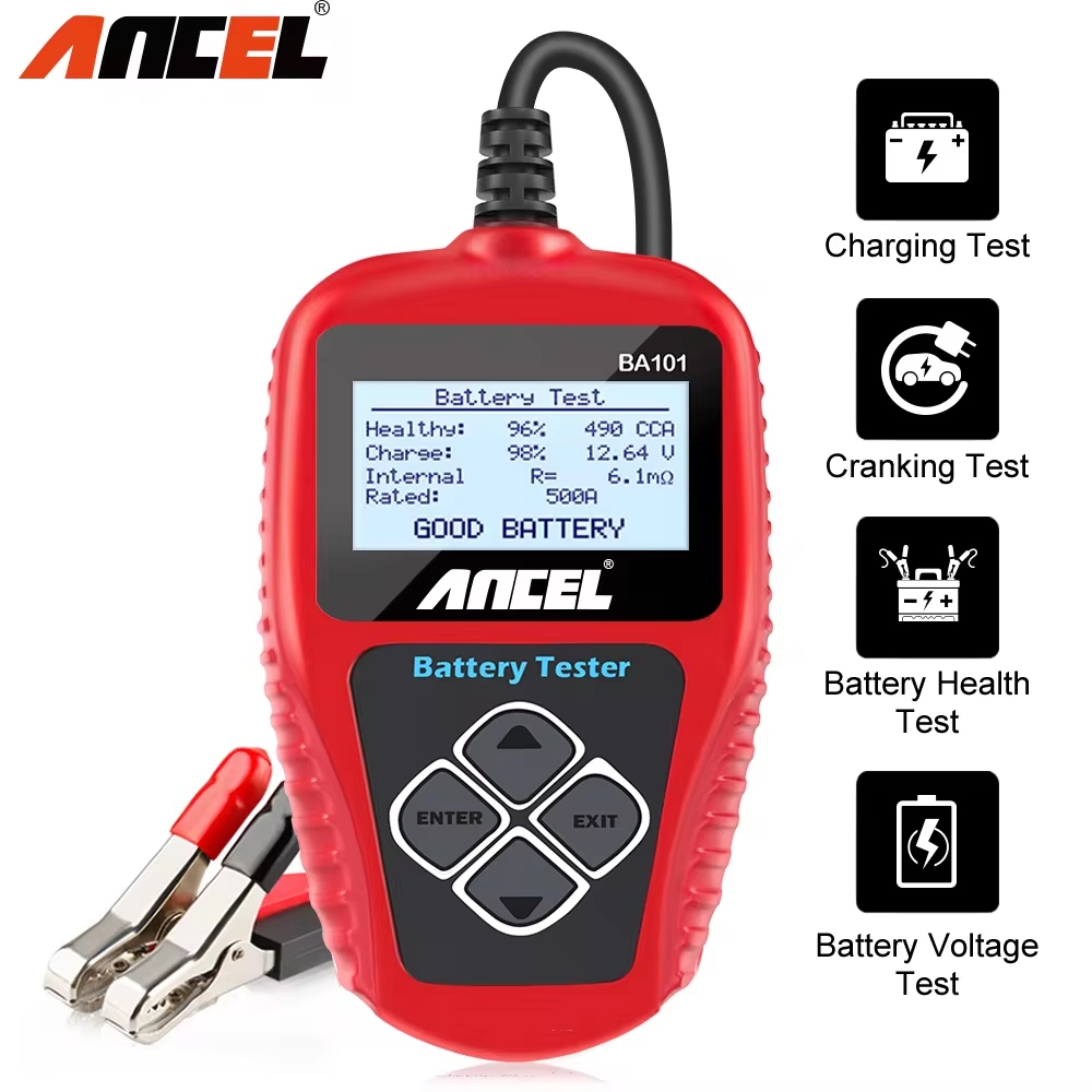 ТЕСТЕР AKUMULATOROW ANCEL BA101 12 V DC 
