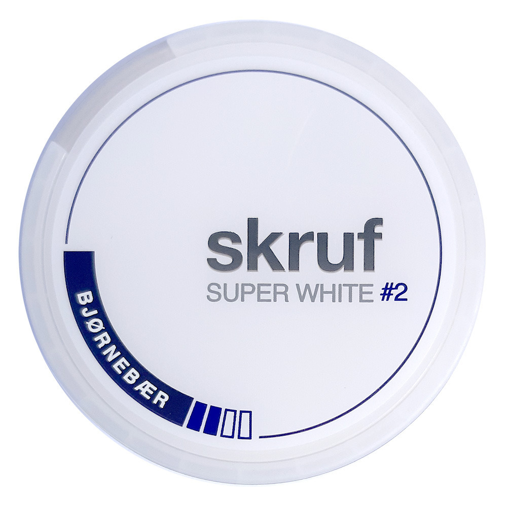 SKRUF SUPER WHITE 2 BJORNEBAR снюс без табака