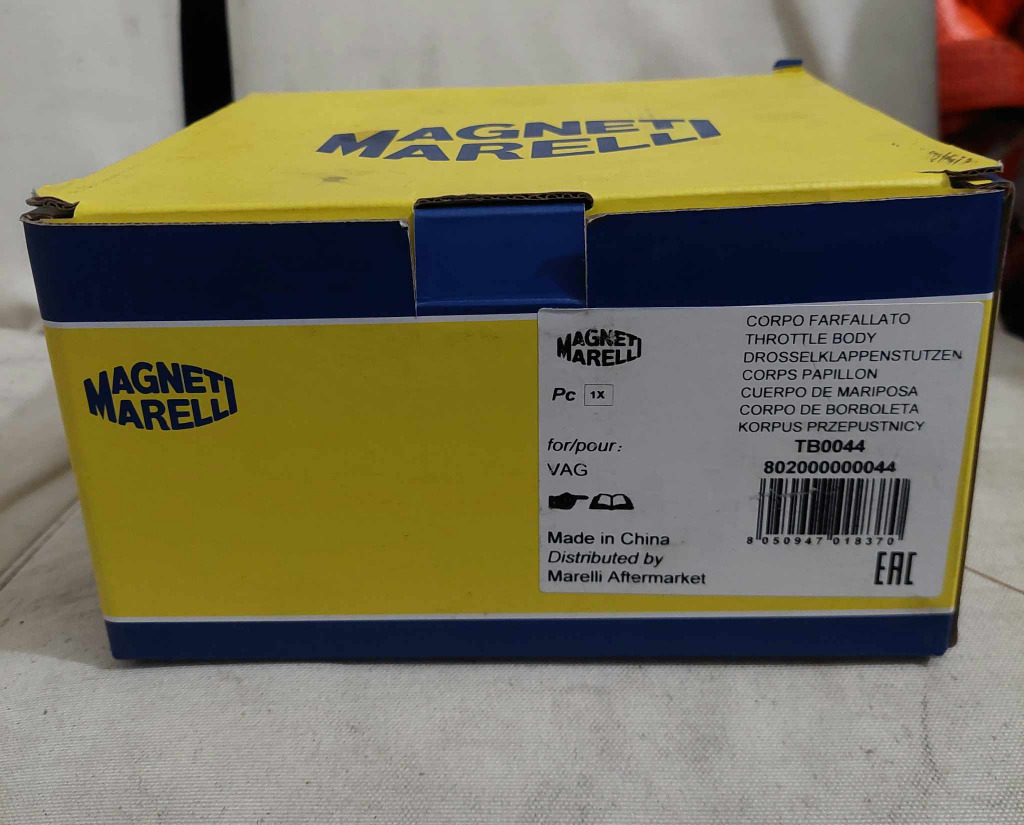 ДРОСЕЛЬНА ЗАСЛІНКА ПОВІТРЯ MM TB0044 VW 06A133064J 