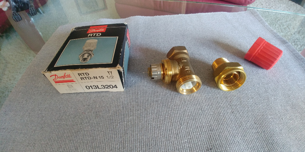 Danfoss Zawor termostatyczny RTD-N 15 prosty mosie | Gdansk | Kup teraz ...