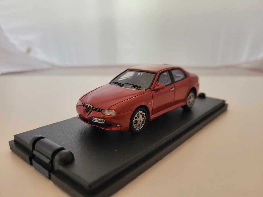 Miniature Alfa Romeo 156 2.5 V6 24V Rouge 1997 - Mitica 1/18 - Réf 200051-D