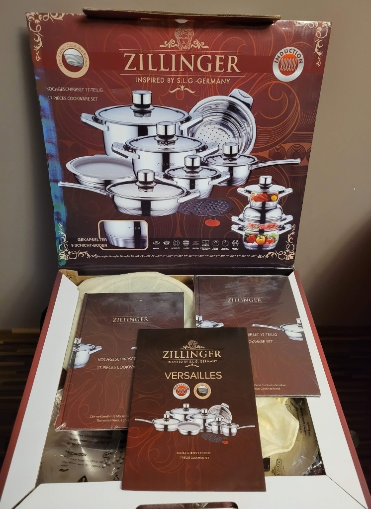 17 częściowy super zestaw garnków Zillinger Koszalin Kup teraz na