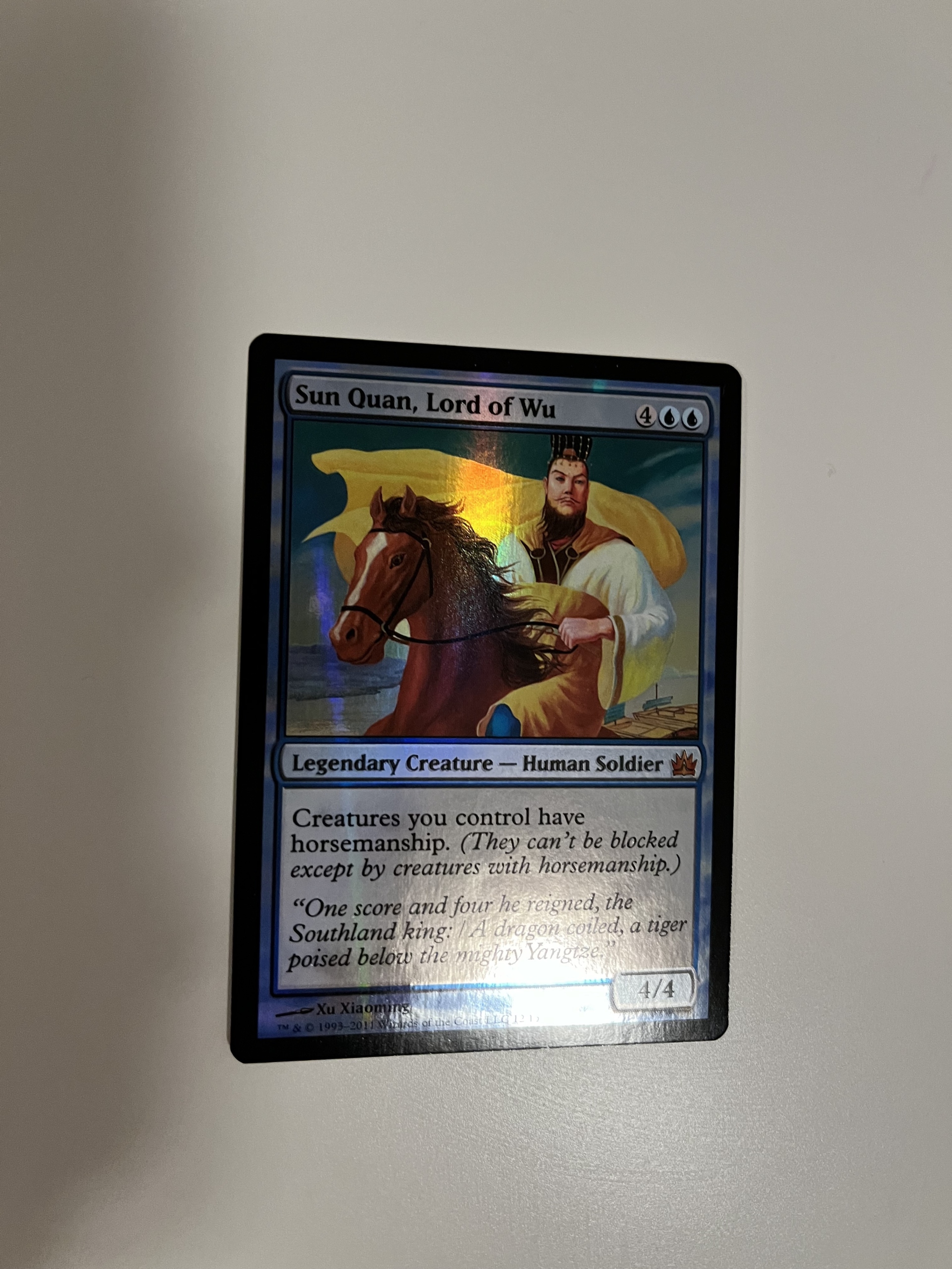 Sun Quan, Lord of Wu, Legends, near mint, foil Milanówek Kup teraz