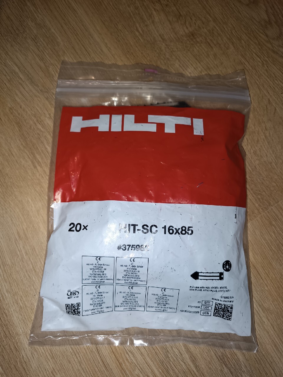 Hilti tuleja siatkowa SC 16x85 375982 | Uście Gorlickie | Kup teraz na ...
