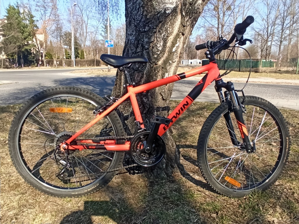 rower btwin mtb rockrider 500 24" Częstochowa Kup teraz na Allegro
