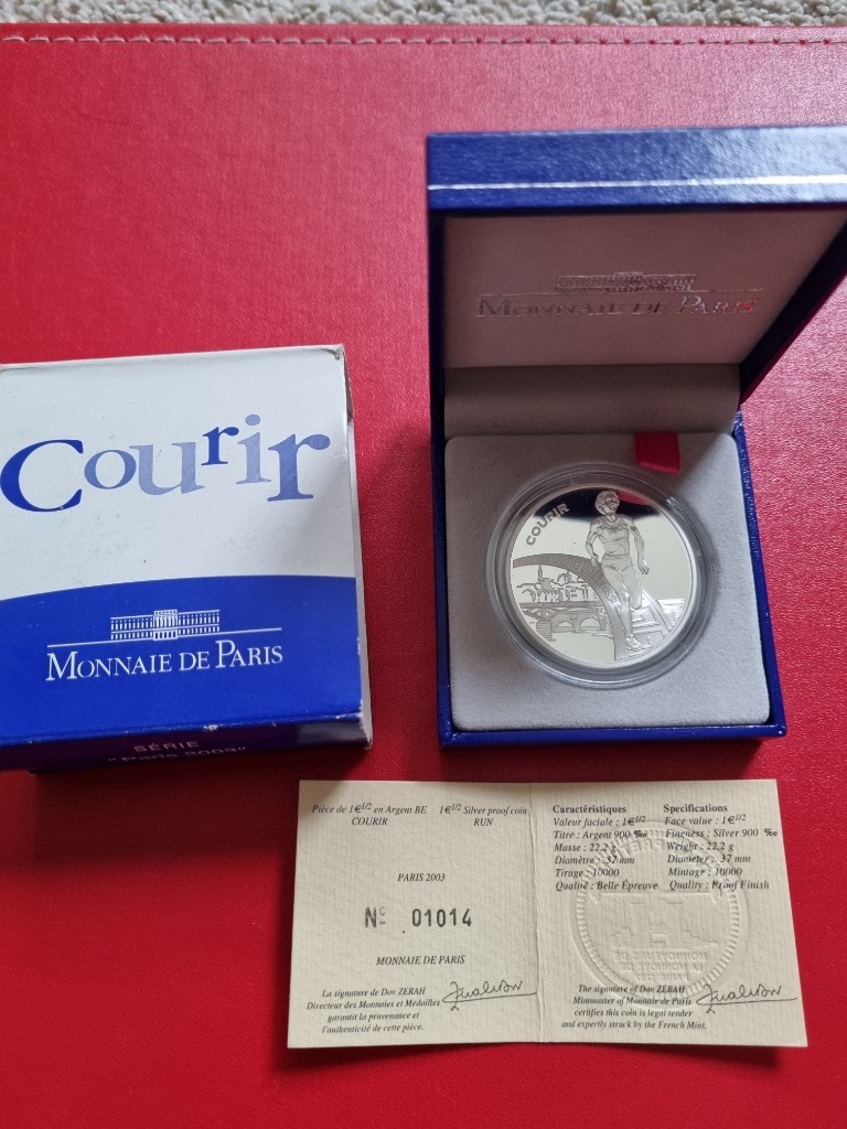 francja-1-5-euro-courir-biegacz-2003-srebro-ag-warszawa-og-oszenie