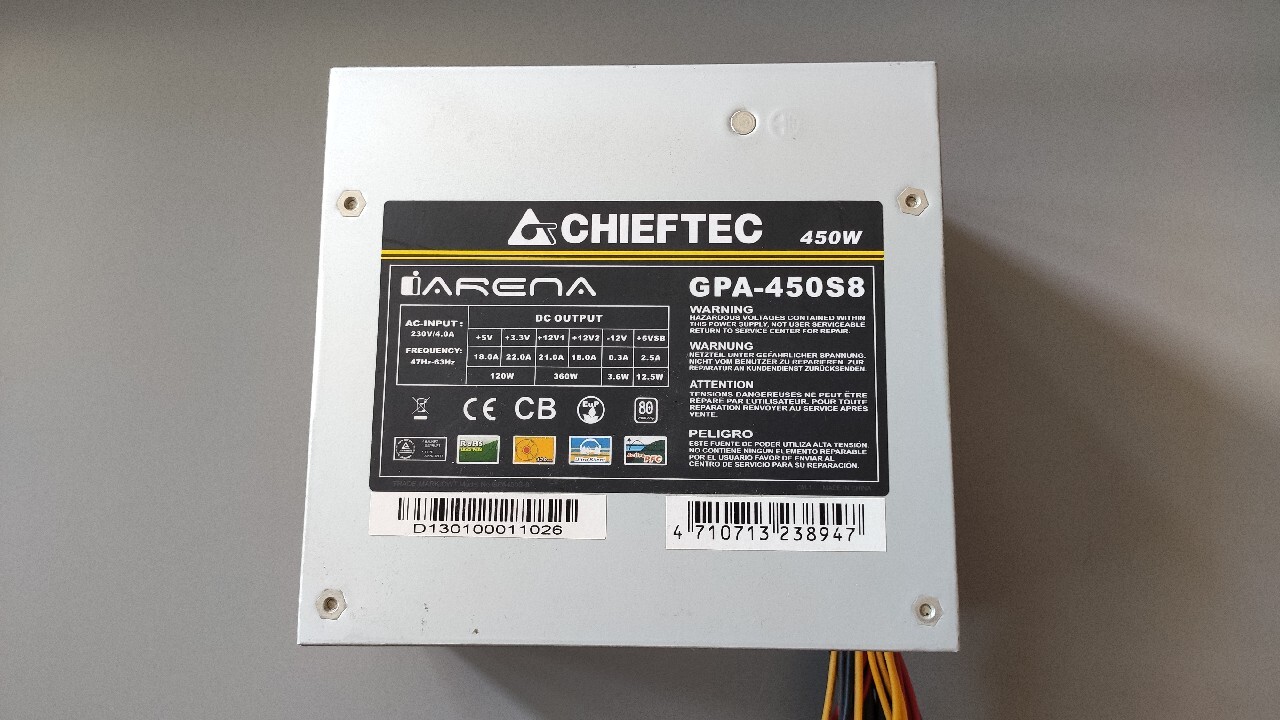 Chieftec Arena GPA 450S8 | Katowice | Kup teraz na Allegro Lokalnie