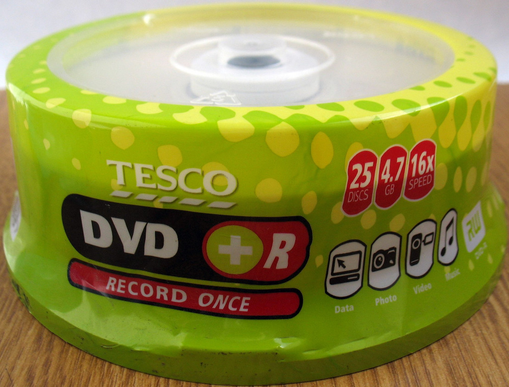 Tesco. DVD+R 4.7 GB. Opakowania cake, 175 sztuk. Warszawa Kup teraz
