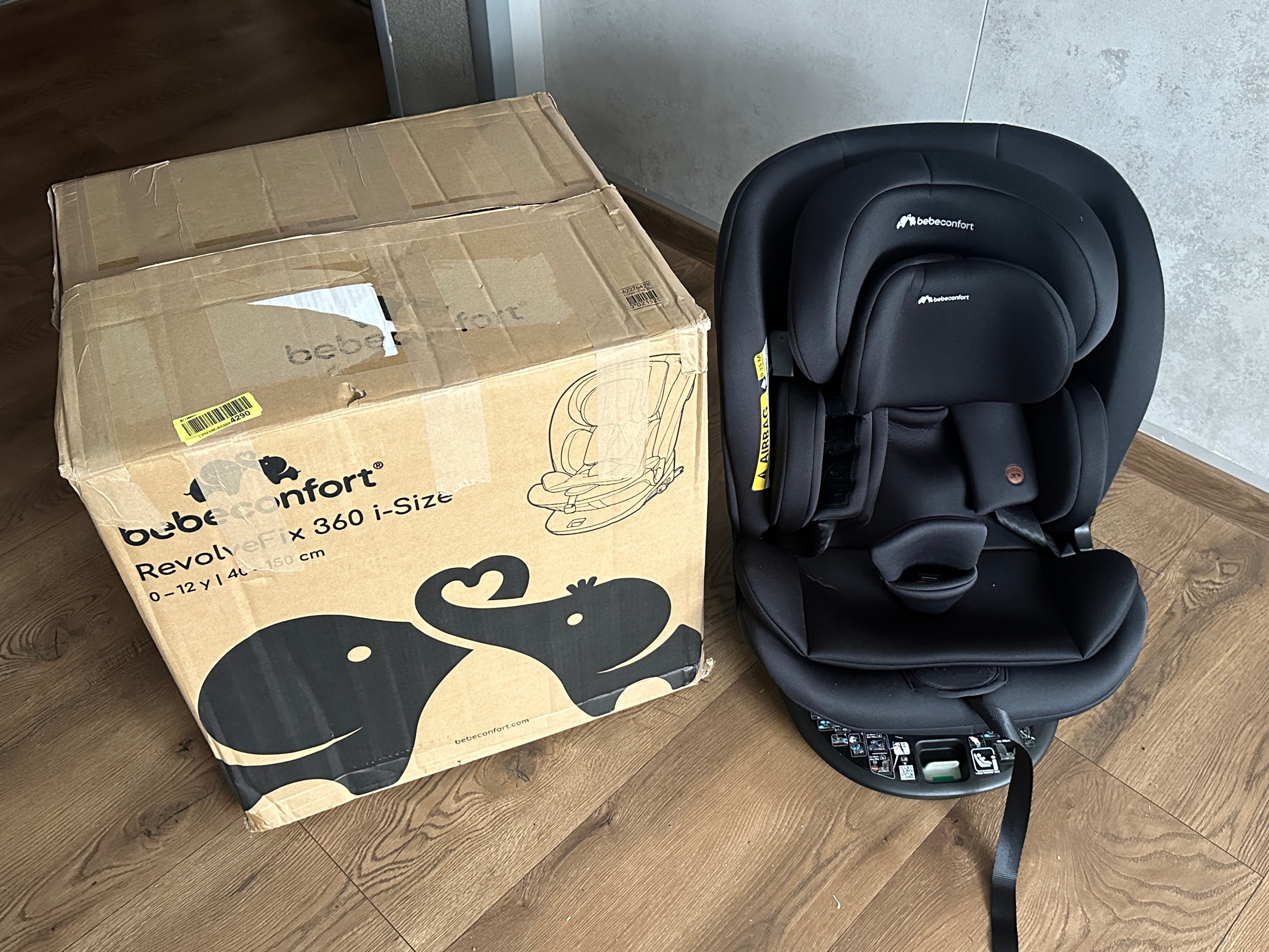 КРІСЛО АВТО 0-36 KG ПОВОРОТНИЙ 