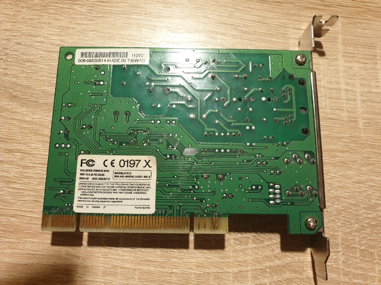 Rockwell RS56/SPPCI modem with audio card Łodź Kup teraz na
