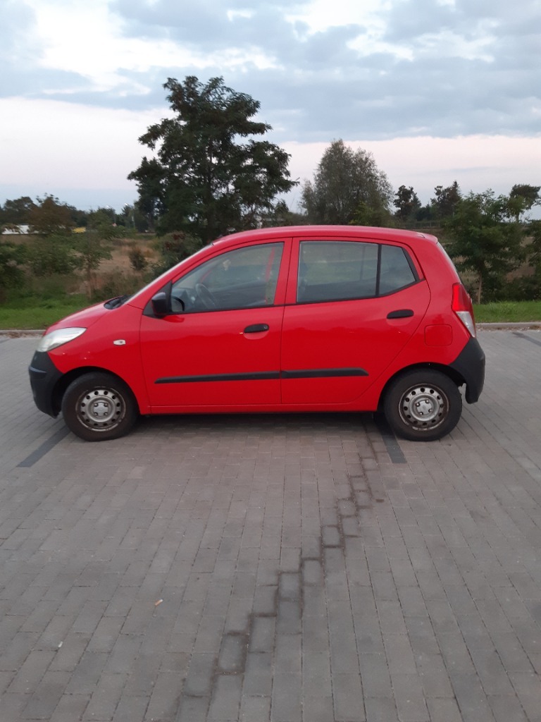 HYUNDAI I10 CZERWONY SUPER STAN Puck Ogłoszenie na Allegro Lokalnie