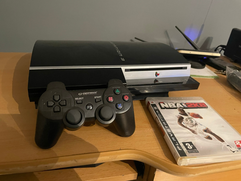 playstation 3 80gb ps3 +pad +gra Wałbrzych Licytacja na Allegro