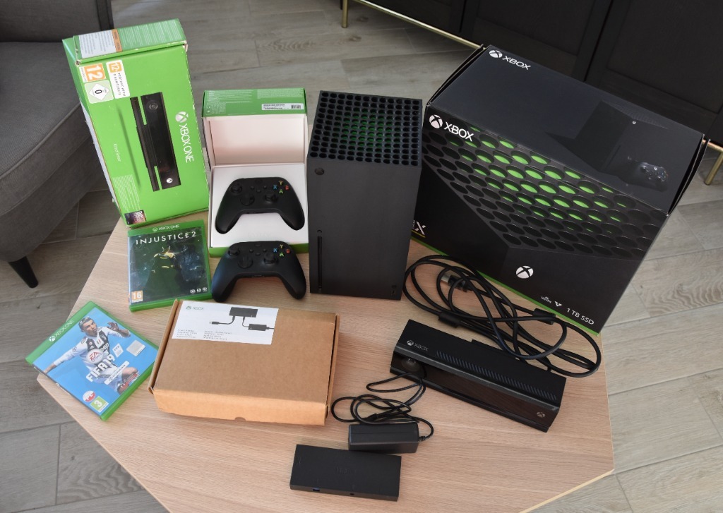XBOX Series X 1TB 2x PAD Kinect adapter i gry Puck Kup