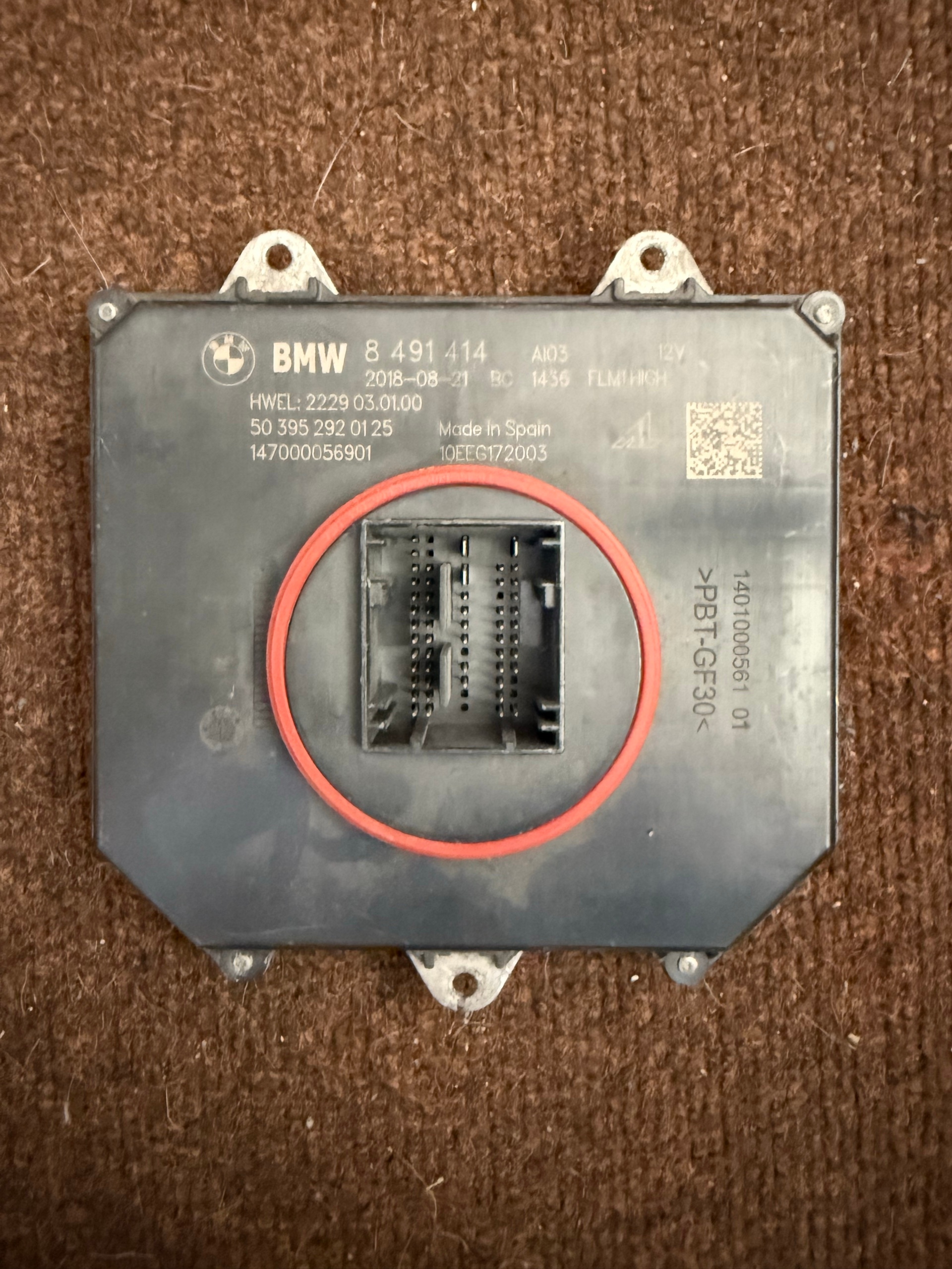 ПЕРЕТВОРЮВАЧ МОДУЛЬ ФАРИ BMW ADAPTIVE LED (СВІТЛОДІОД) 8491414 