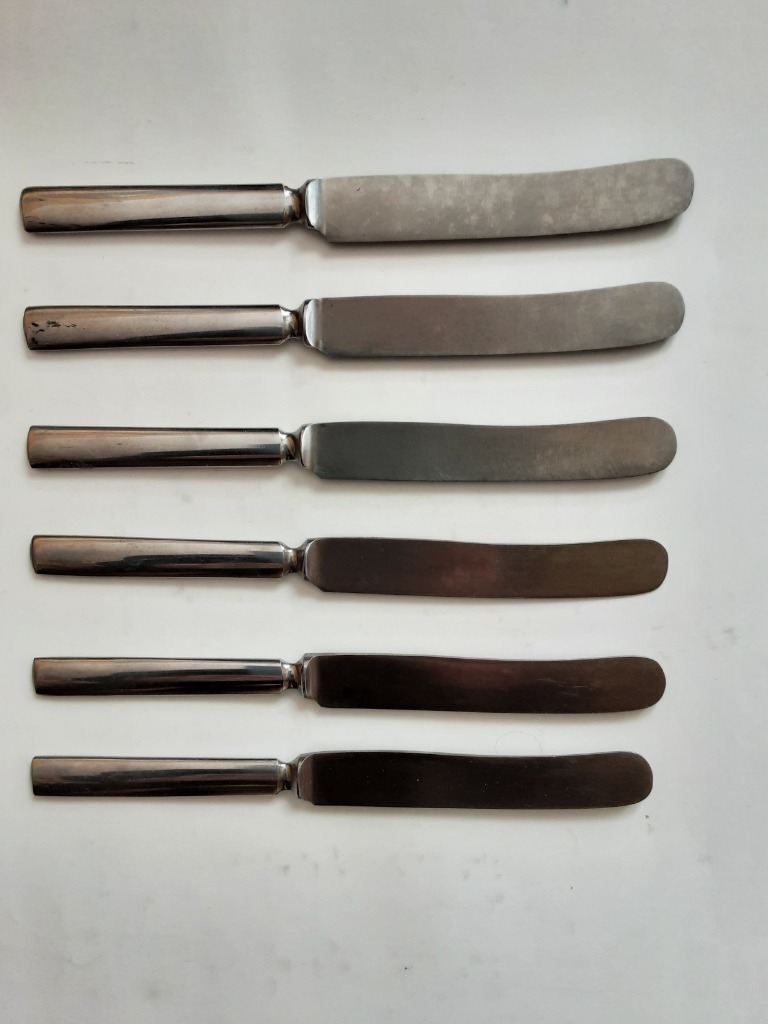 Stare sztućce Gerlach noże x 6 ostrza łopatki | Częstochowa | Kup teraz na  Allegro Lokalnie