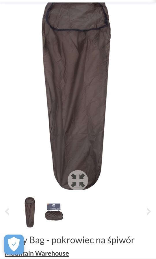 Bivy Bag Mountain Warehouse Pokrowiec na Śpiwór Stargard Kup teraz