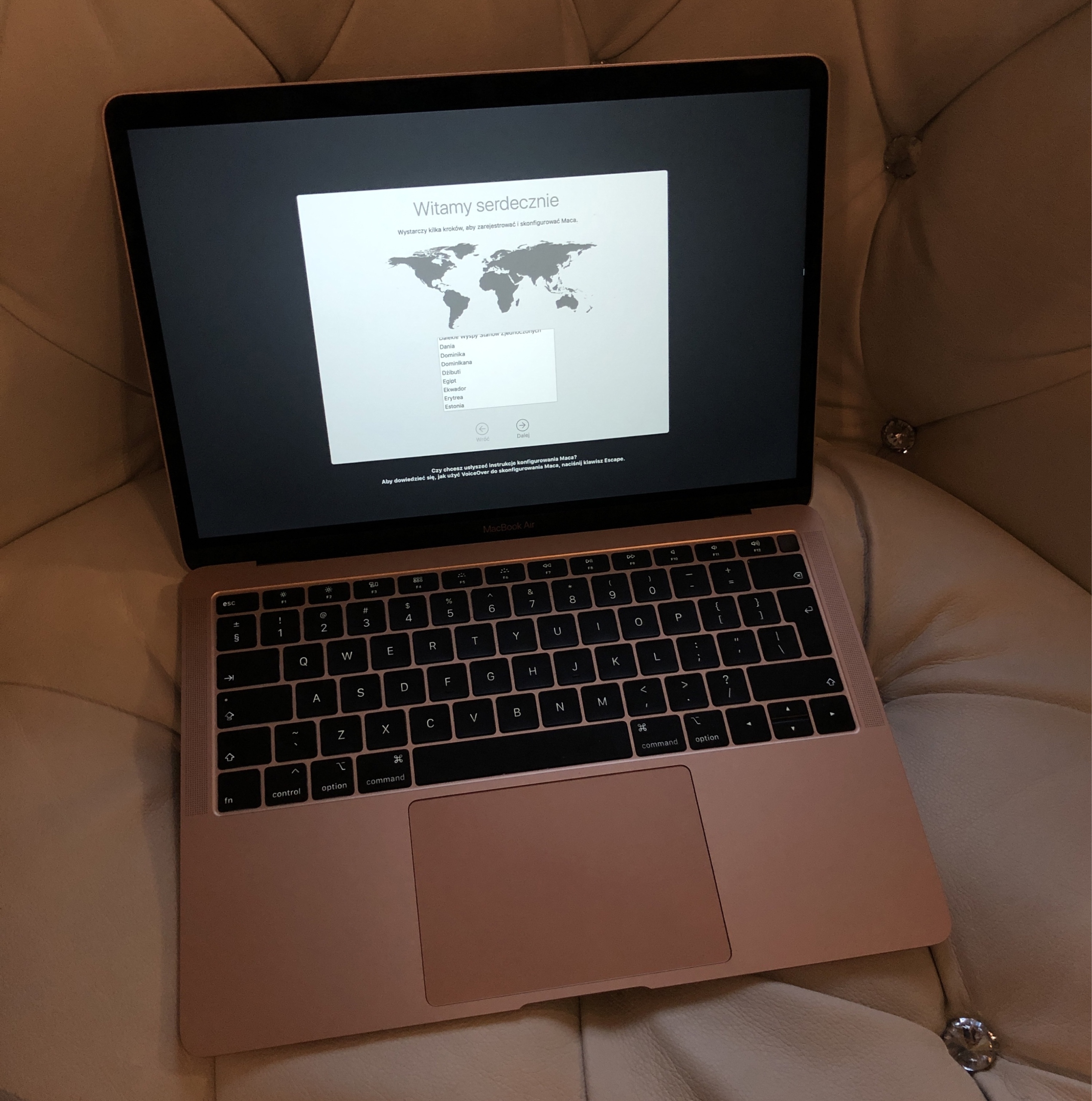 MacBook Air Rose Gold Różowe Złoto TouchID 2018/19 Kraków Ogłoszenie na Allegro Lokalnie