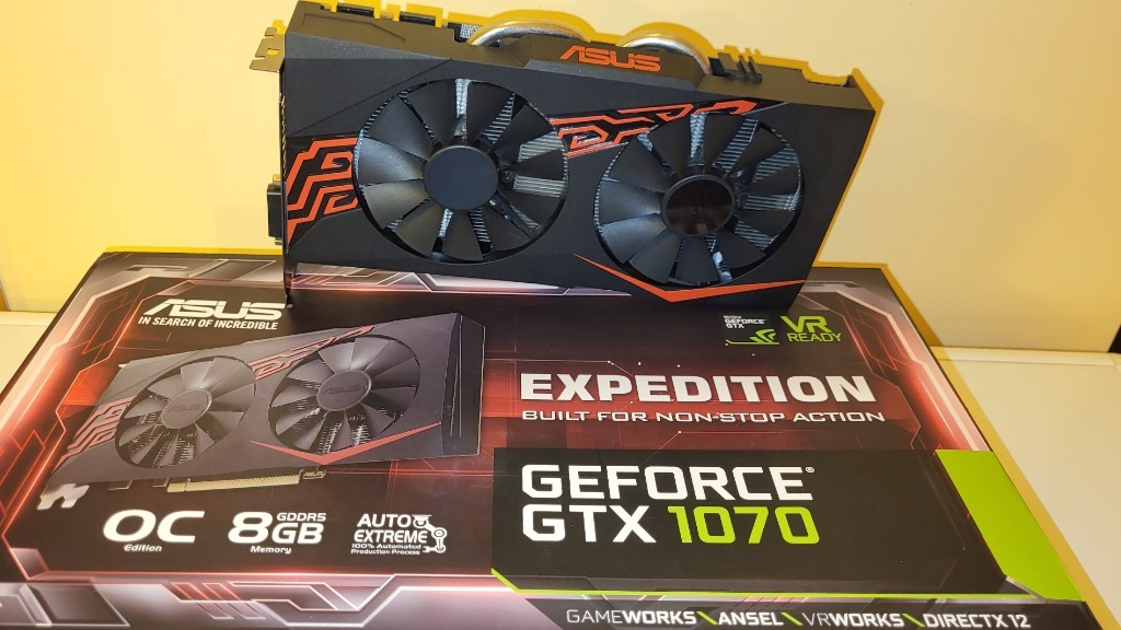 ASUS Expedition GTX 1070 OC 8GB GDDR5 BDB stan Cz stochowa