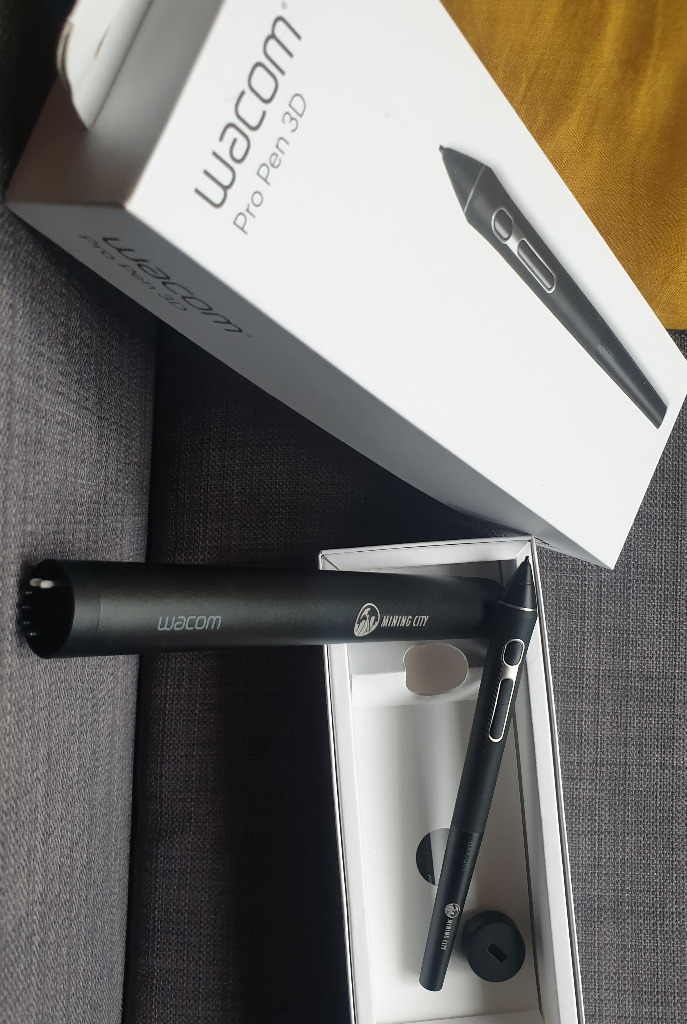 Wacom Pro Pen 3D (KP505) - Customizable 3D Navigation Pen For Wacom Tablets