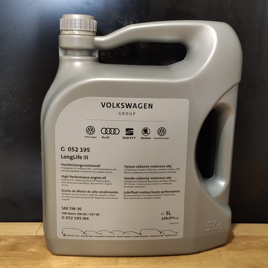 Oryginalny olej Volkswagen VW Longlife III 5w30 5L | Czerlejno | Kup ...