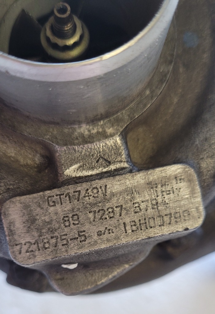 ТУРБОКОМПРЕСОР HONDA VII 1.7 P702DH. 721875-5 