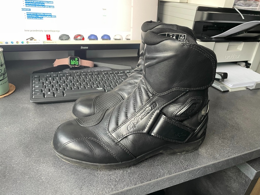 Buty ALPINESTARS NEW LAND GORETEX BLACK 44 r KRAKÓW Kup teraz na