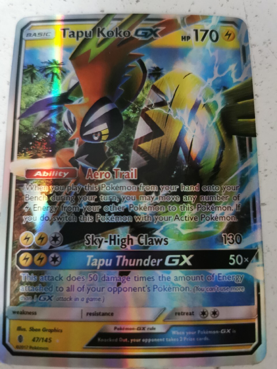 Tapu Koko GX Holo karta Pokemon Kraków Kup teraz na Allegro Lokalnie