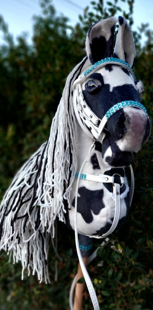 Hobby horserealistyczne oczy ogłowie z ekoskóry Gdańsk Kup teraz