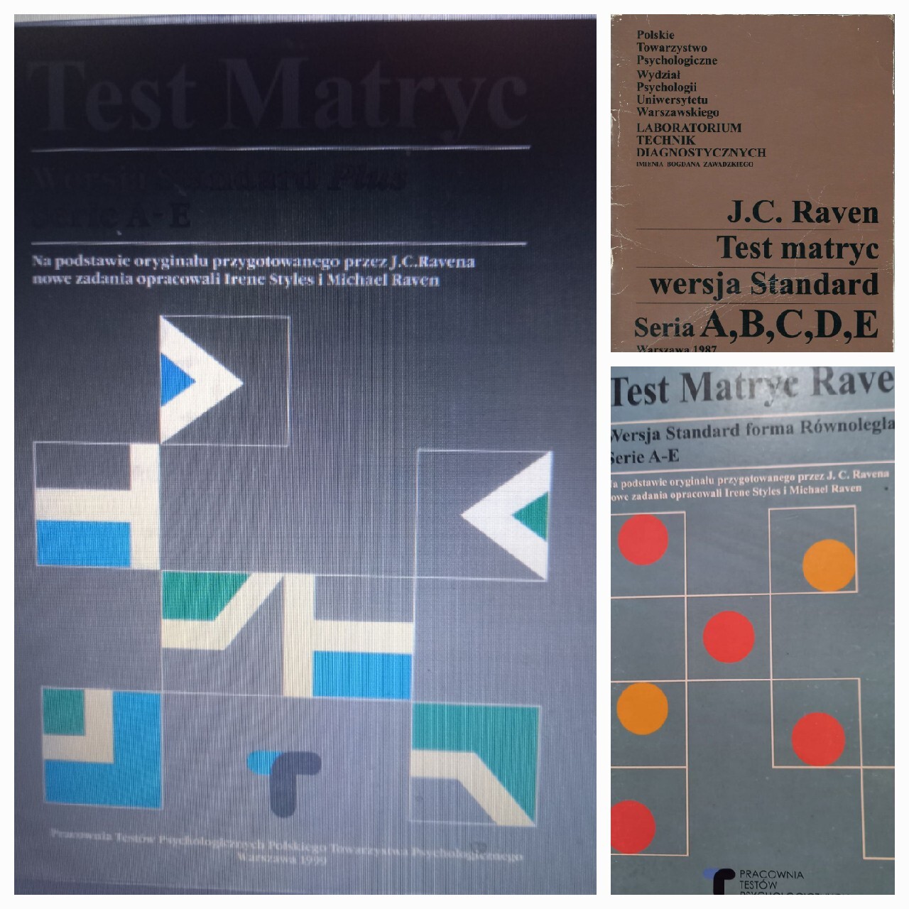 Testy psych Matryce Ravena 7 wersji TIS APIS Materiały SCS KAS | Poznań ...