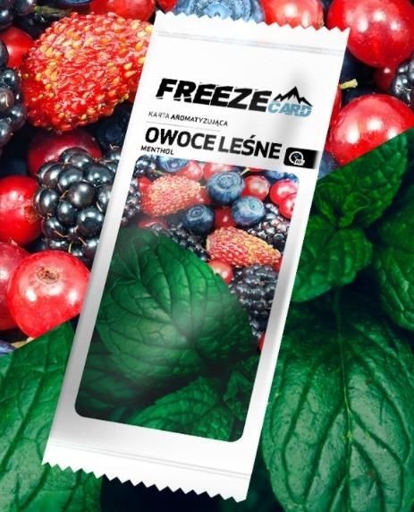 FREEZE CARD ароматическая карта лесные фрукты 10 шт.