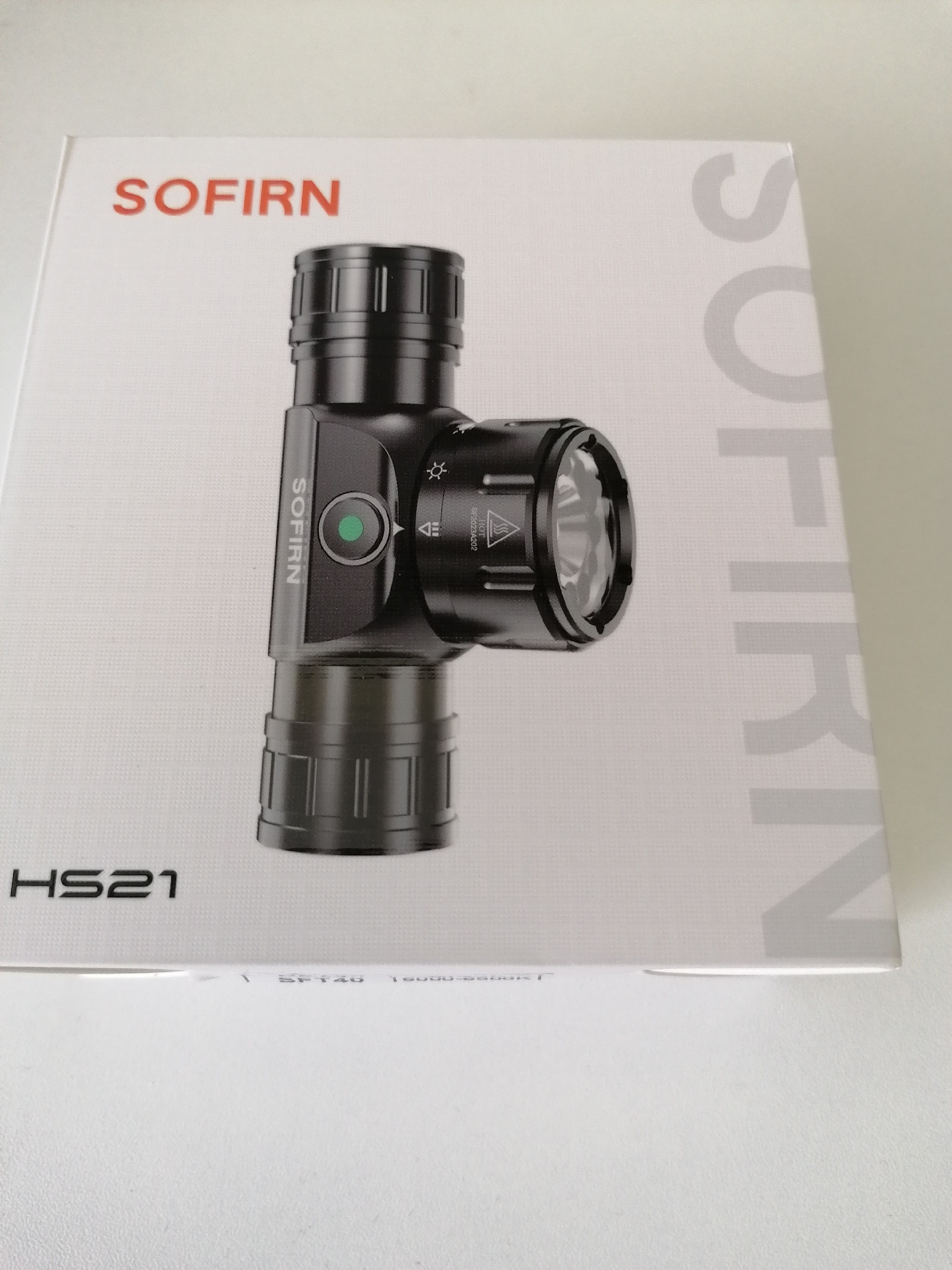 ЛІХТАРИК ЛОБОВЕ SOFIRN HS21 2000LM EDC + АКУМУЛЯТОР 18650 USB-C (NOWA) 