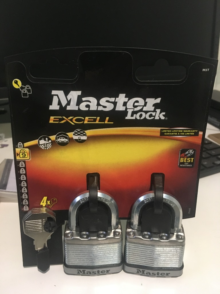 Kłódka wodoodporna Master Lock Excell 50mm 2 szt. Brzeg Dolny Kup