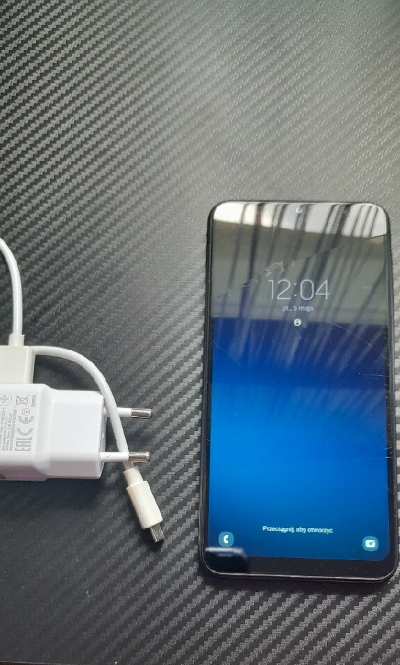 Samsung Galaxy a10 + ładowarka + pudełko Chełm Kup teraz na Allegro