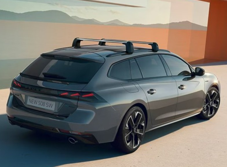 ОРИГІНАЛЬНИЙ БАГАНИК НА ДАХ - БАЛКИ BAZOWE PEUGEOT 508SW II (R82) ЯК НОВЕ 