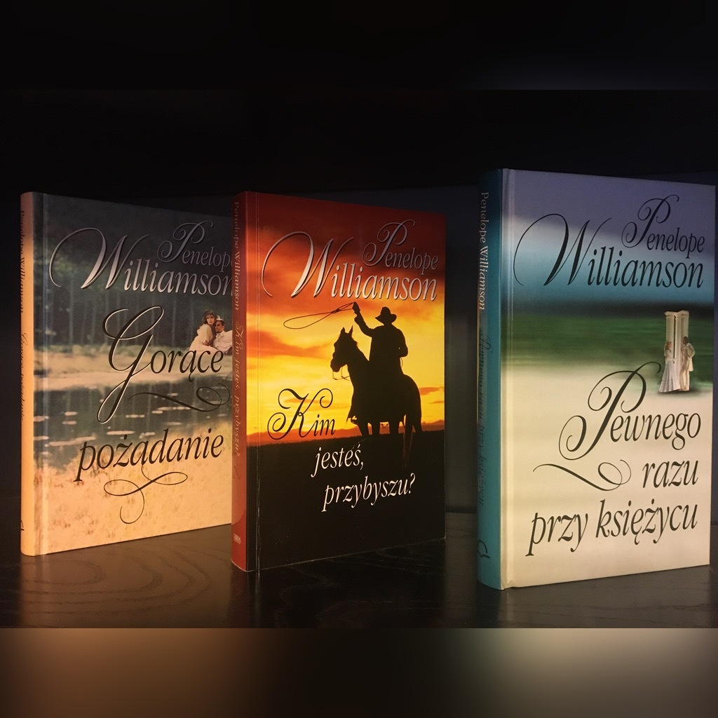 Penelope Williamson, zestaw 3 książek, romanse Włocławek Kup teraz