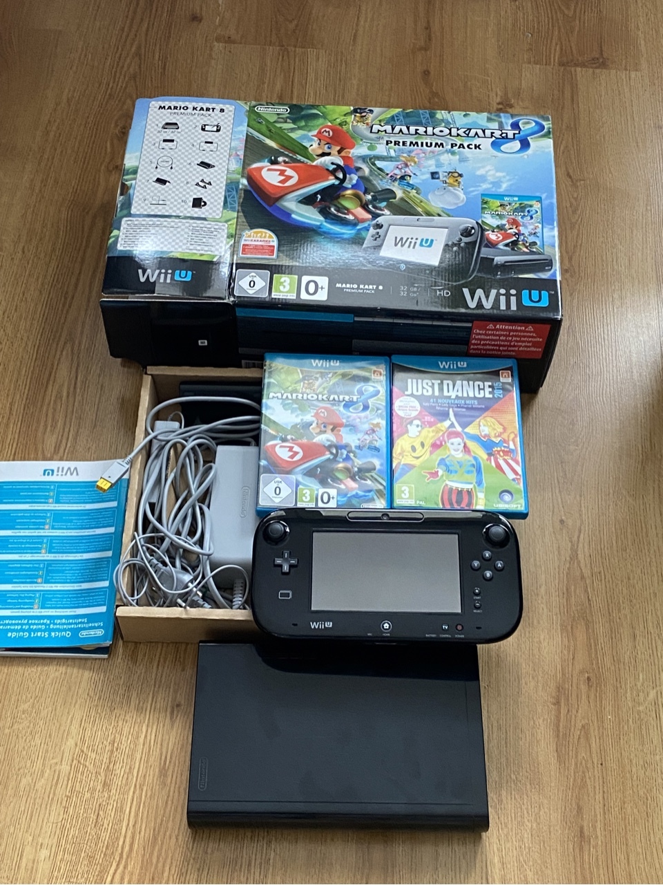 Nintendo WiiU 32GB, kompletny, 2 gry, mozliwy CFW Łódź Kup teraz na
