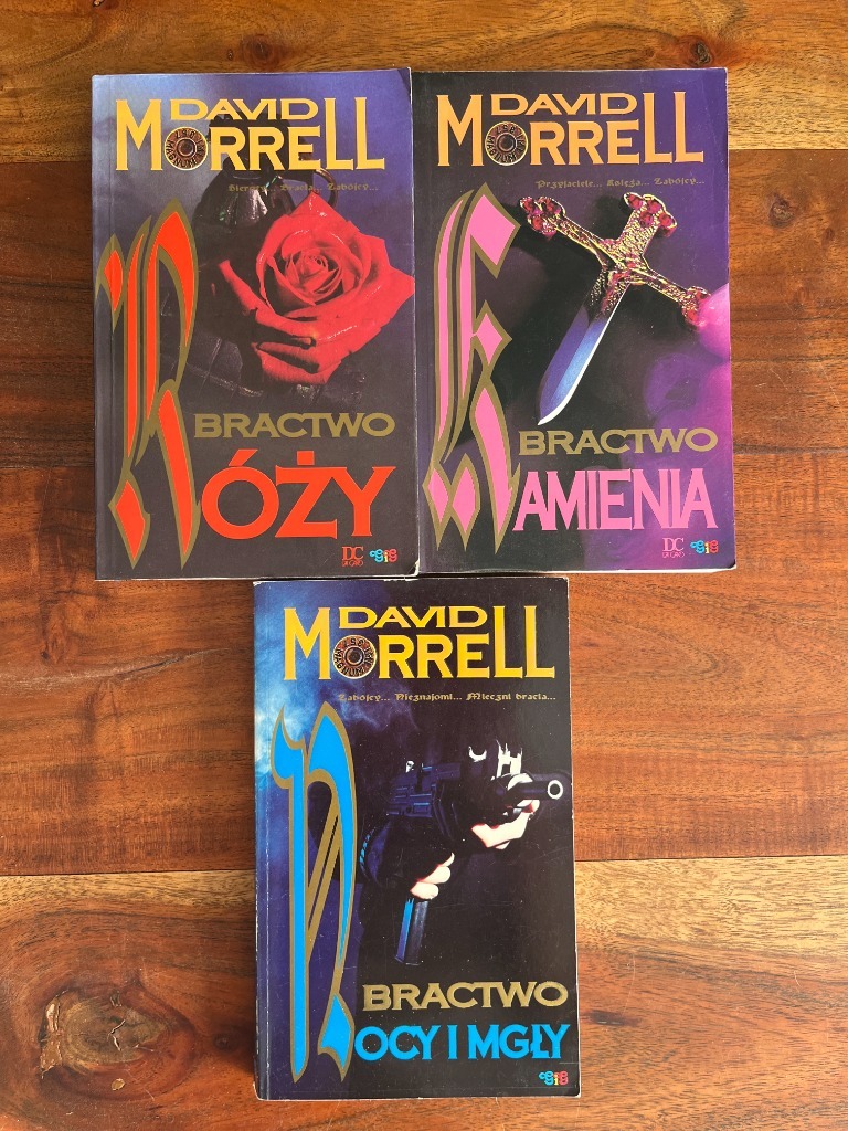 David Morrell Bractwo Róży, Kamienia, Nocy i mgły | Warszawa | Kup ...