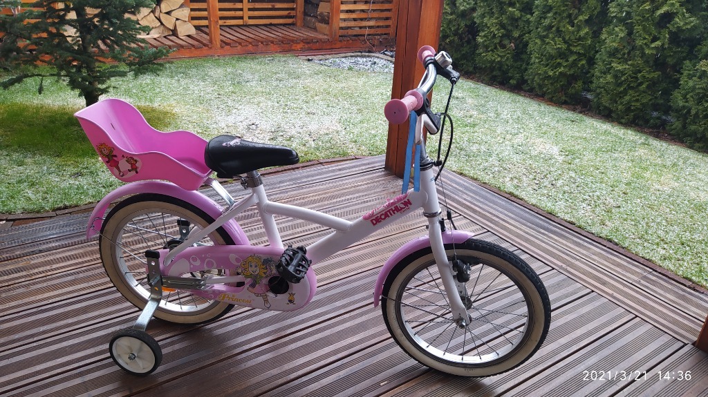 Rower 16 Princess Decathlon dla dziewczynki Opole Kup teraz na Allegro Lokalnie