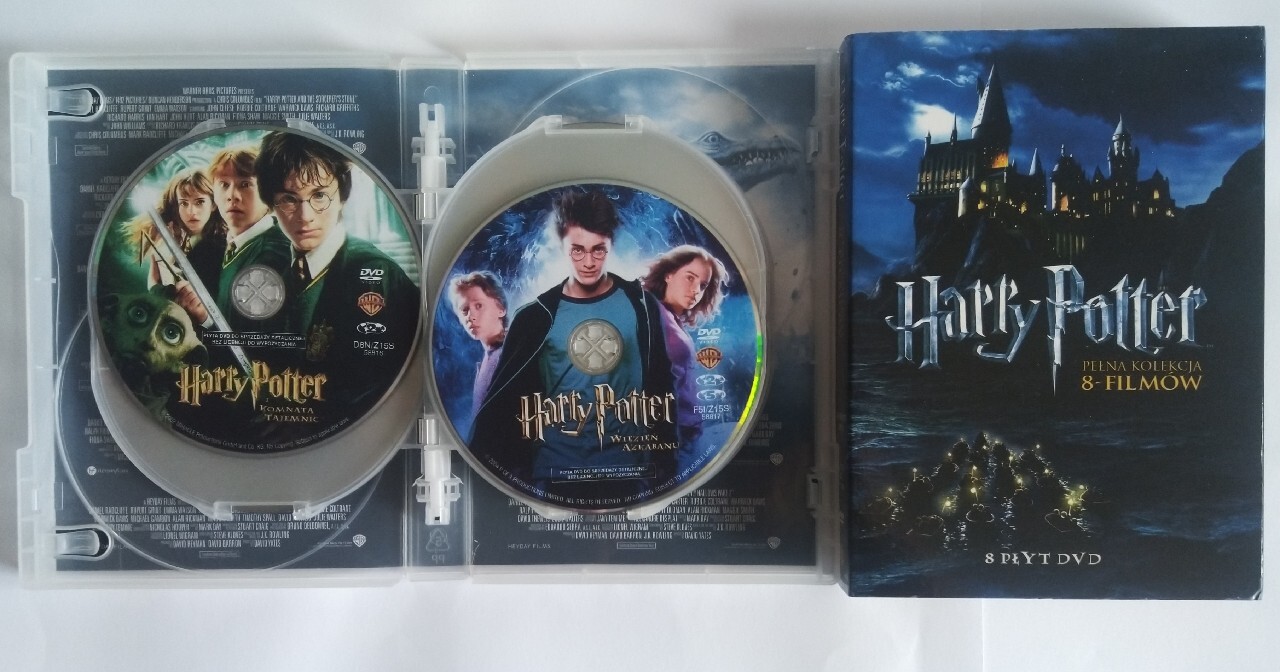 Harry Potter DUBBING zestaw DVD komplet 8. części | Zawiercie | Kup teraz na Allegro Lokalnie
