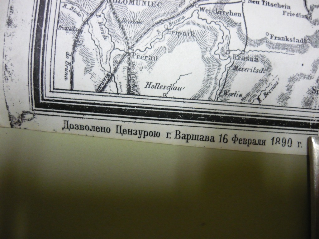 Zdjęcie oferty: Mapa Gubernii Królestwa Polskiego z 1890r