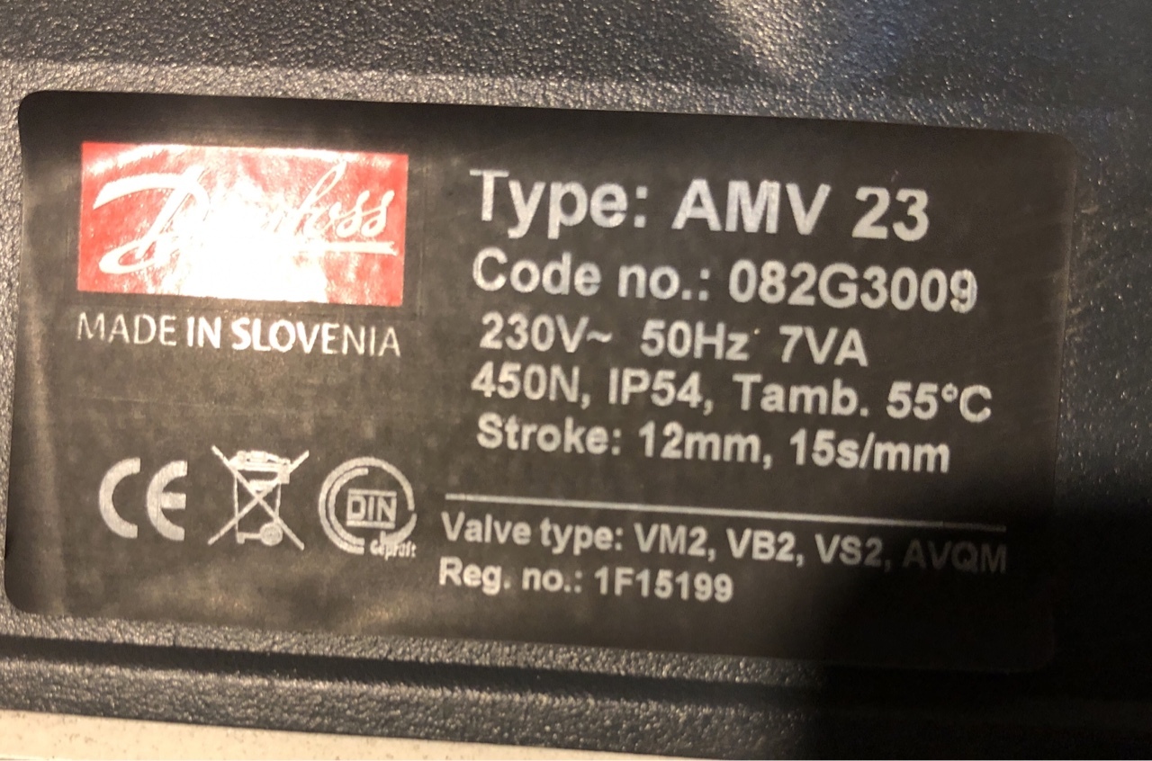 Silownik Danfoss AMV23 230V nowy | Golub-Dobrzyn | Kup teraz na Allegro ...
